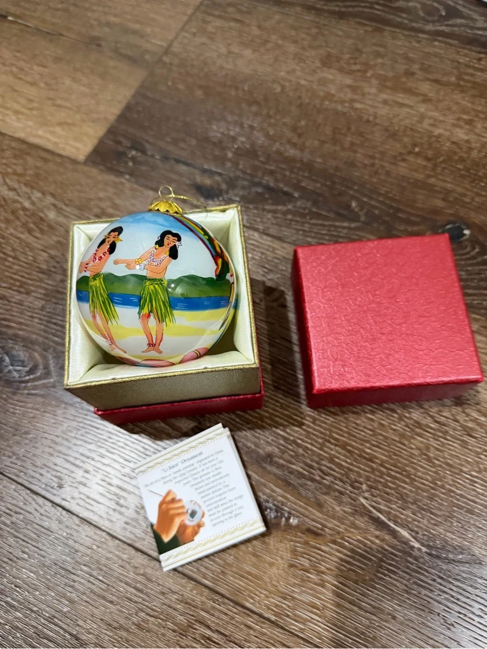 Pier 1 aloha Maui Christmas Ornament in Box
